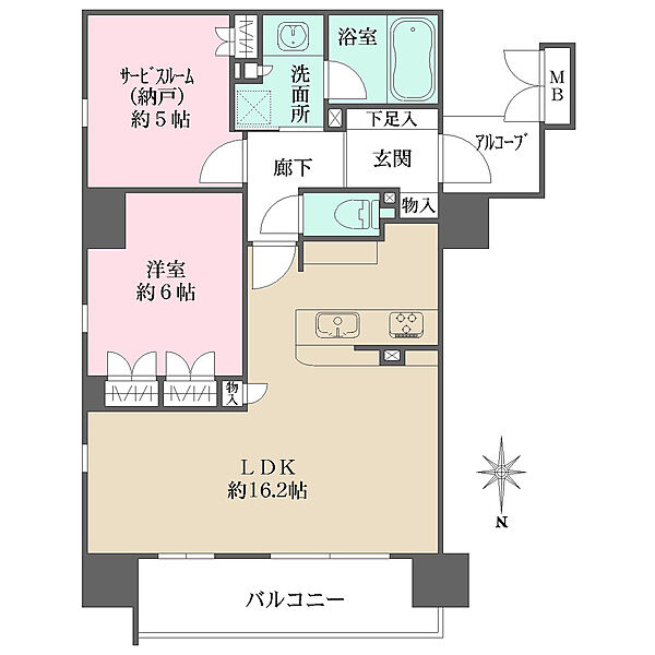 間取りを拡大表示