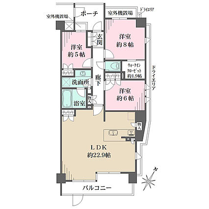 陽当り・通風良...