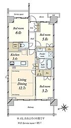 間取図画像 3SLDK