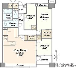 間取図画像 3LDK