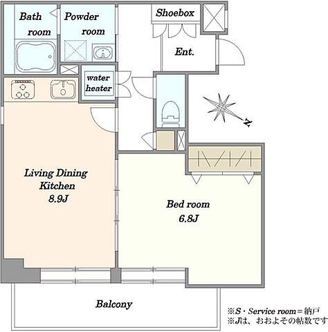 間取り イトーピア渋谷桜ヶ丘 11階/-