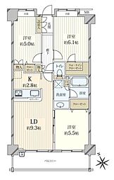 間取図画像 3LDK