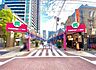 周辺： 月島西通り商店街月島もんじゃストリート 1300m