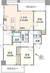間取図画像 3LDK