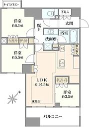 間取図画像 3LDK