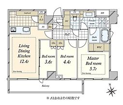 間取図画像 3LDK