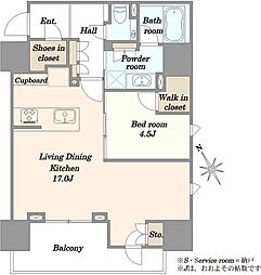 間取図画像 1LDK