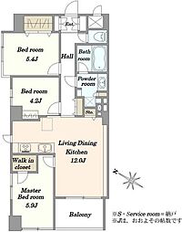 間取図画像 3LDK