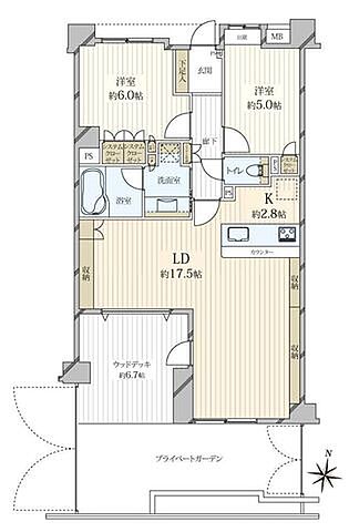 間取り グランシティ青砥 1階/-