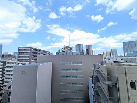 東向きバルコニーから