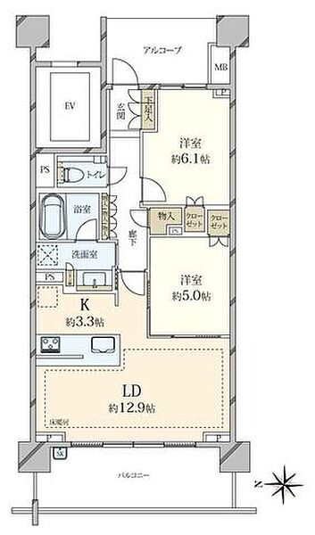 間取りを拡大表示