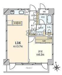間取図画像 1LDK