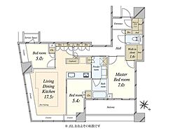 間取図画像 3LDK