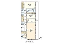 間取図画像 3LDK