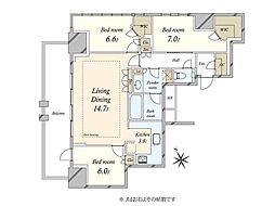 間取図画像 3LDK