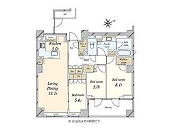 間取図画像 3LDK
