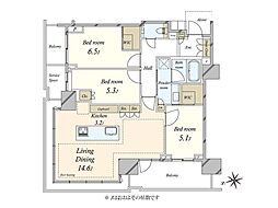 間取図画像 3LDK