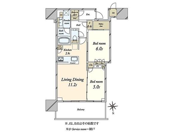 間取りを拡大表示