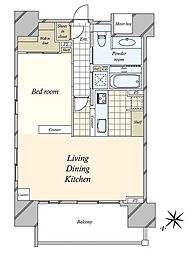 間取図画像 1LDK