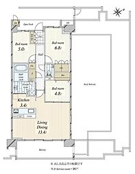 間取図画像 3SLDK