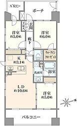 間取図画像 3LDK