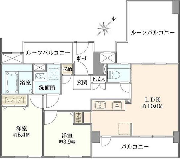 間取りを拡大表示