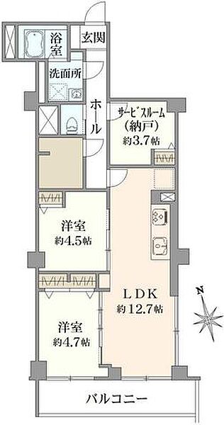 間取りを拡大表示