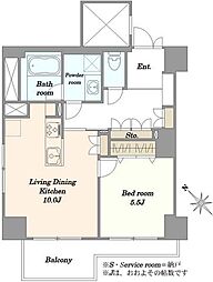 間取図画像 1LDK