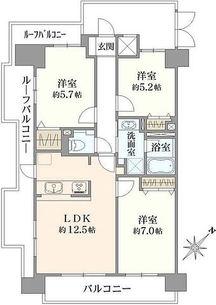 間取りを拡大表示