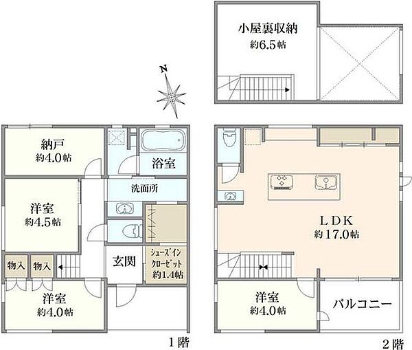 間取りを拡大表示