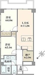 間取図画像 2SLDK