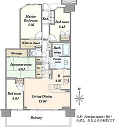 間取図画像 4LDK