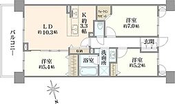 サングランデ桜橋 3LDKの間取図画像