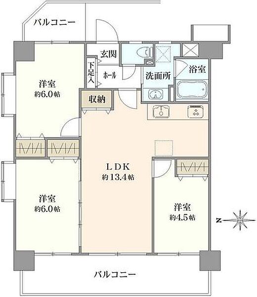 間取りを拡大表示