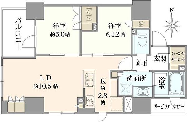 間取りを拡大表示