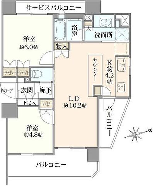 間取りを拡大表示