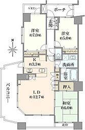 間取図画像 3LDK