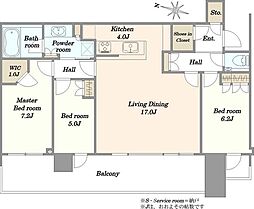間取図画像 3SLDK