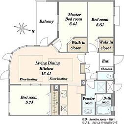 間取図画像 3LDK