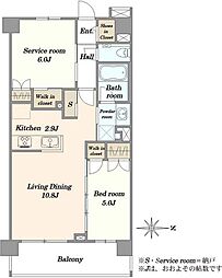 間取図画像 1SLDK