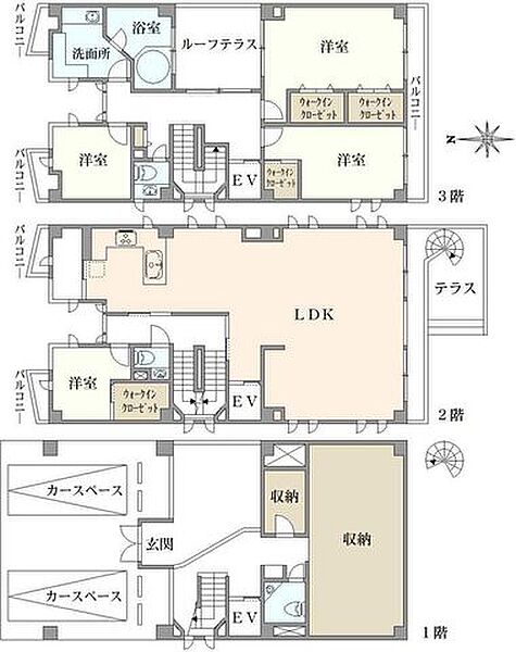 間取りを拡大表示