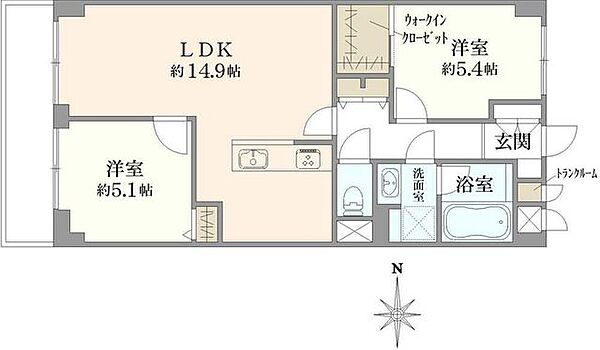 間取りを拡大表示