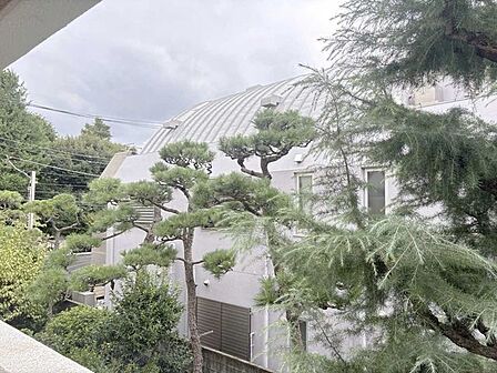 バルコニーから