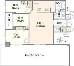 間取図画像 3LDK