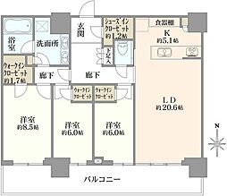 間取図画像 3LDK