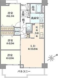 間取図画像 3LDK