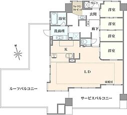 ライオンズグローベル石神井公園 4LDKの間取図画像