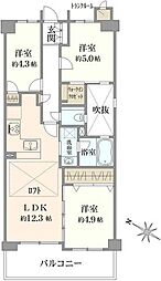 間取図画像 3LDK
