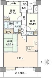 間取図画像 3LDK