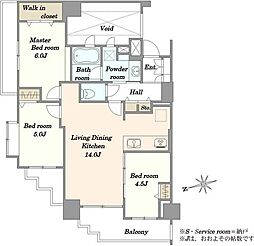 間取図画像 3LDK